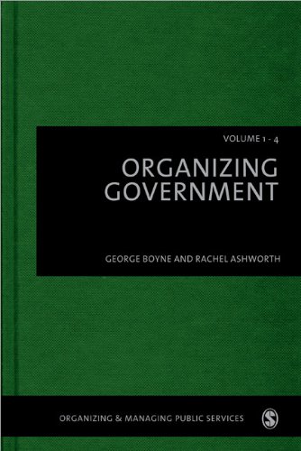 Stock image for ORGANIZING GOVERNMENT(4 VOL SET) for sale by Basi6 International