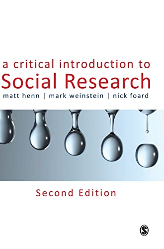 Imagen de archivo de A Critical Introduction to Social Research a la venta por Phatpocket Limited
