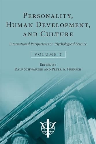 Imagen de archivo de Personality, Human Development, and Culture: International Perspectives On Psychological Science (Volume 2) (International Perspectives on Psychological Science (Psychology Press)) a la venta por Books From California