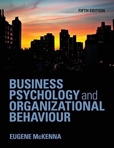 9781848720350: Business Psychology and Organizational Behaviour