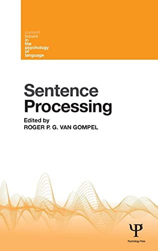 Stock image for Sentence Processing (Current Issues in the Psychology of Language) for sale by Chiron Media