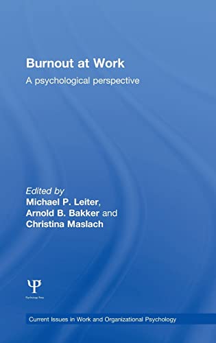 Imagen de archivo de Burnout at Work: A psychological perspective (Current Issues in Work and Organizational Psychology) a la venta por Chiron Media