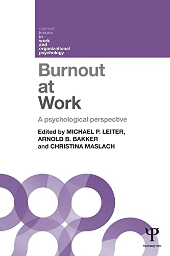 Beispielbild fr Burnout at Work: A psychological perspective (Current Issues in Work and Organizational Psychology) zum Verkauf von HPB-Red