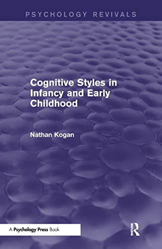 Stock image for Cognitive Styles in Infancy and Early Childhood (Psychology Revivals) for sale by Chiron Media