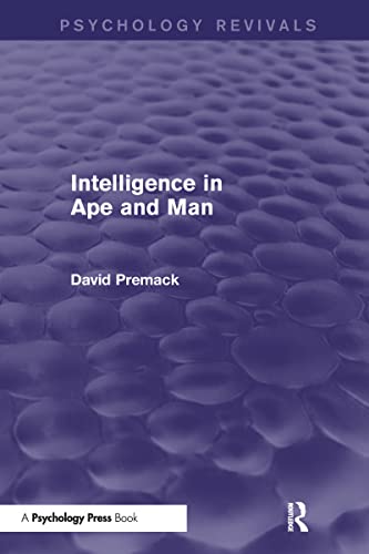 Beispielbild fr Intelligence in Ape and Man zum Verkauf von Blackwell's