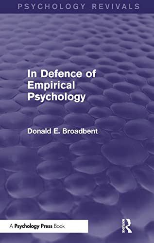 Stock image for In Defence of Empirical Psychology for sale by Chiron Media