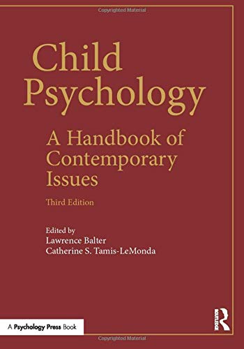 Imagen de archivo de Child Psychology A Handbook of Contemporary Issues a la venta por Basi6 International