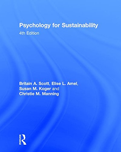 Beispielbild fr Psychology for Sustainability: 4th Edition zum Verkauf von BooksRun