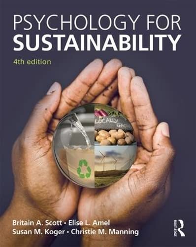 Stock image for Psychology for Sustainability: 4th Edition for sale by BooksRun