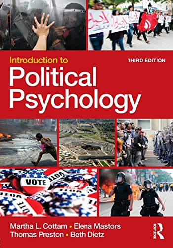 Stock image for Introduction to Political Psychology : 3rd Edition for sale by Better World Books