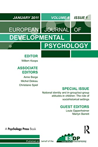 Stock image for National Identity and Ingroup-Outgroup Attitudes in Children: The Role of Socio-Historical Settings (Special Issues of the European Journal of Developmental Psychology) for sale by Chiron Media