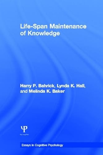 Stock image for Life-Span Maintenance of Knowledge (Essays in Cognitive Psychology) for sale by Chiron Media