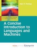 9781848822092: A Concise Introduction to Languages and Machines (Undergraduate Topics in Computer Science)