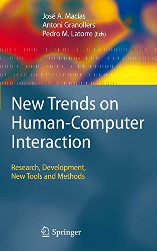 Imagen de archivo de New Trends on Human-Computer Interaction Research, Development, New Tools and Methods a la venta por Buchpark