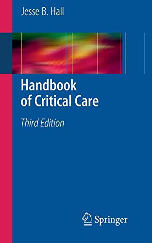 Stock image for Handbook of Critical Care for sale by Better World Books Ltd