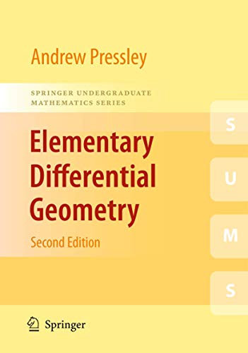 Stock image for Elementary Differential Geometry (Springer Undergraduate Mathematics Series) for sale by BooksRun