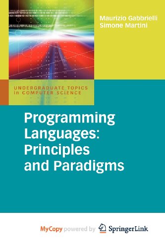 9781848829169: Programming Languages: Principles and Paradigms