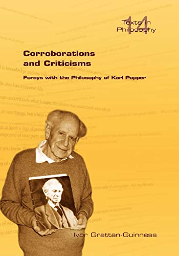 Beispielbild fr Corroborations and Criticisms Forays with the Philosophy of Karl Popper Texts in Philosophy zum Verkauf von PBShop.store US