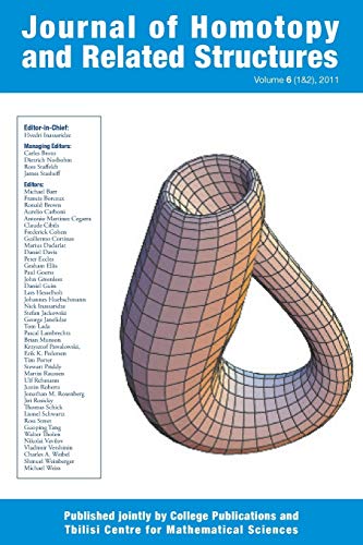 9781848901186: Journal of Homotopy and Related Structures 6(1&2)