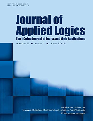 Beispielbild fr Journal of Applied Logics - IfCoLog Journal: Volume 5, number 4, June 2018 zum Verkauf von Lucky's Textbooks