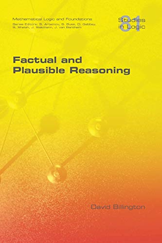 Imagen de archivo de Factual and Plausible Reasoning a la venta por Lucky's Textbooks