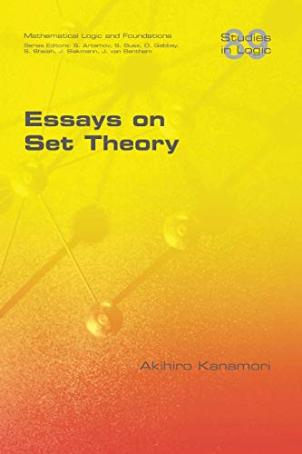 Imagen de archivo de Essays on Set Theory a la venta por The Book Bin