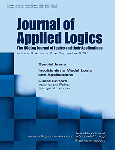 Stock image for Journal of Applied Logics, Volume 8, Number 8, September 2021. Special issue for sale by PBShop.store US