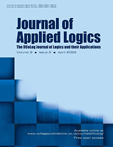 Stock image for Journal of Applied Logics. The IfCoLog Journal of Logics and their Applications, Volume 9, Issue 2, April 2022 for sale by Lucky's Textbooks