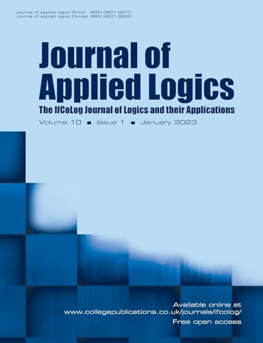 Beispielbild fr Journal of Applied Logics. The IfCoLog Journal of Logics and their Applications. Volume 10, number 1, January 2023 zum Verkauf von PBShop.store US