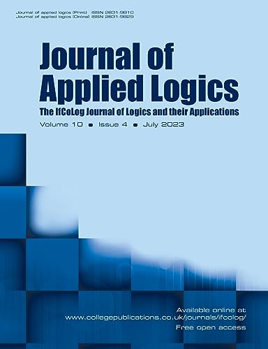 Beispielbild fr Journal of Applied Logics. IfCoLog Journal of Logics and their Applications. Volume 10, number 4, July 2023 zum Verkauf von GreatBookPrices