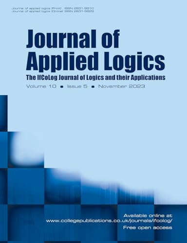 9781848904415: Journal of Applied Logics. IfCoLog Journal of Logics and their Applications. Volume 10, number 5, November 2023