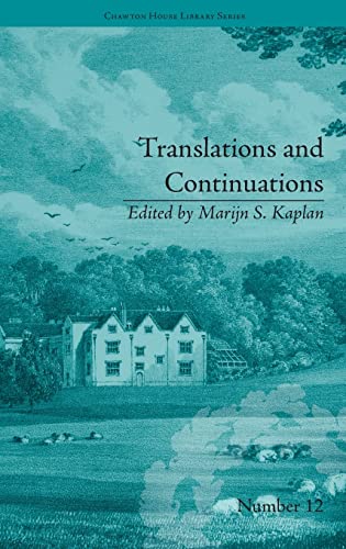 Beispielbild fr Translations and Continuations: Riccoboni and Brooke, Graffigny and Roberts (Chawton House Library: Women's Novels) zum Verkauf von Chiron Media