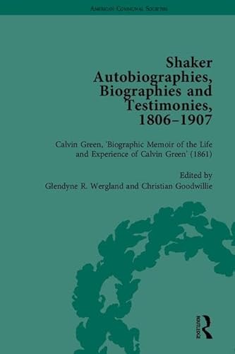 9781848933958: Shaker Autobiographies, Biographies and Testimonies, 1806-1907