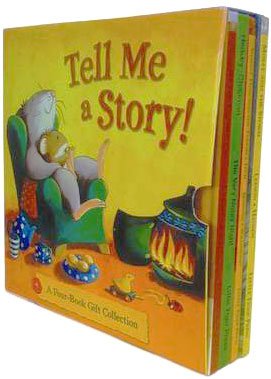 Stock image for Tell Me a Story 4 Book Giftset: "Boswell the Kitchen Cat", "The Very Noisy Night", "Shaggy Dog and the Terrible Itch", "Molly and the Storm" for sale by WorldofBooks