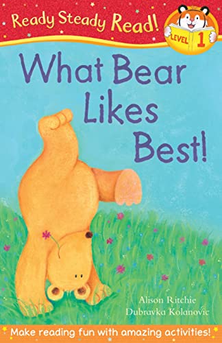 Beispielbild fr What Bear Likes Best! (Ready Steady Read) zum Verkauf von WorldofBooks