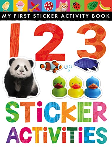 123 Sticker Activities (My First Sticker Activity Book) - Little Tiger Press, Annette Rusling (texts)