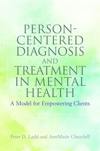 Imagen de archivo de Person-Centered Diagnosis and Treatment in Mental Health a la venta por Blackwell's