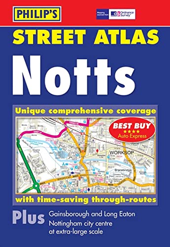 Stock image for Philip's Street Atlas Nottinghamshire: Pocket for sale by AwesomeBooks