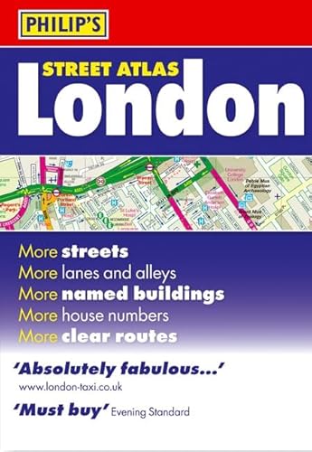 Imagen de archivo de Philip's Street Atlas London: Standard Paperback a la venta por WorldofBooks