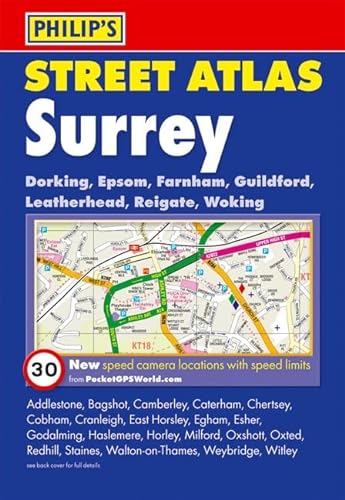 Stock image for Philip's Street Atlas Surrey: Pocket Edition for sale by Goldstone Books