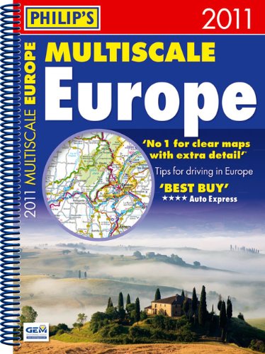 Beispielbild fr Philip's Multiscale Europe 2011: Spiral A4 (Road Atlases) zum Verkauf von WorldofBooks