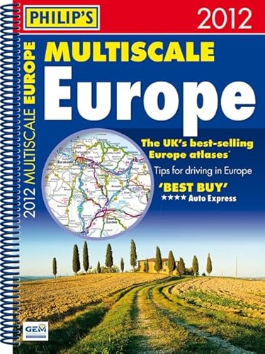 Philip's Multiscale Europe 2012 (9781849071635) by Philip's