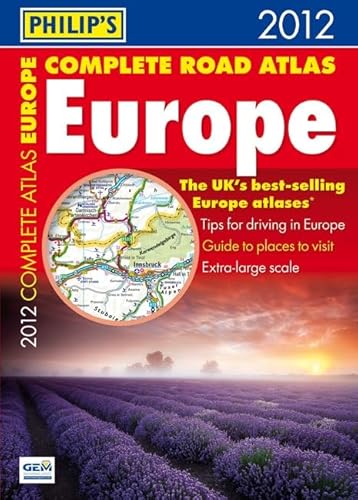 Stock image for Philip's Complete Road Atlas Europe 2012: Flexi A4 for sale by WorldofBooks