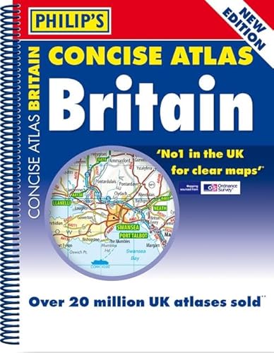 Beispielbild fr Philip's Concise Atlas Britain: Spiral A5 (Philips Road Atlas) zum Verkauf von WorldofBooks