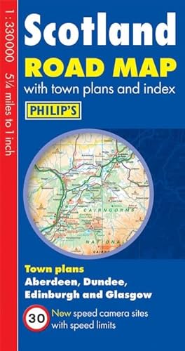 Philip's Scotland Road Map (9781849072137) by Philip's