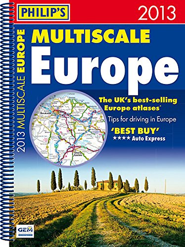 Stock image for Philip's Multiscale Europe 2013: Spiral A4 for sale by WorldofBooks