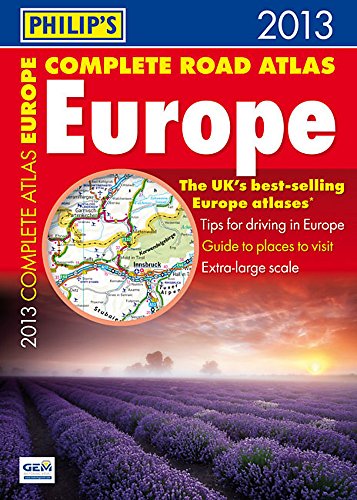 Stock image for Philip's Complete Road Atlas Europe (Road Atlases) for sale by WorldofBooks