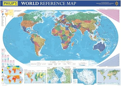 Philip's World Reference Map: Political Edition (9781849072571) by Philip's Maps