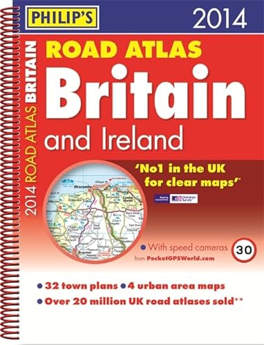 Stock image for Philip's Road Atlas Britain and Ireland 2014 for sale by WorldofBooks