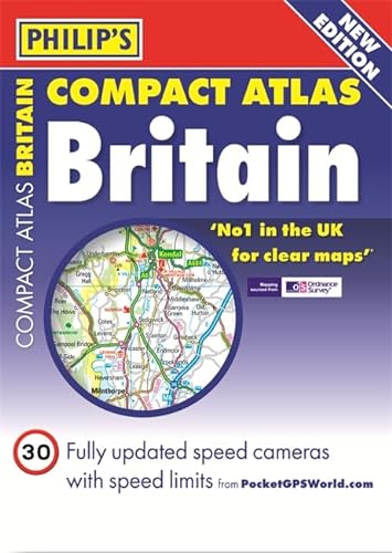 Stock image for Philip's Compact Britain Road Atlas: Flexi A5 (Philips Road Atlas) for sale by WorldofBooks